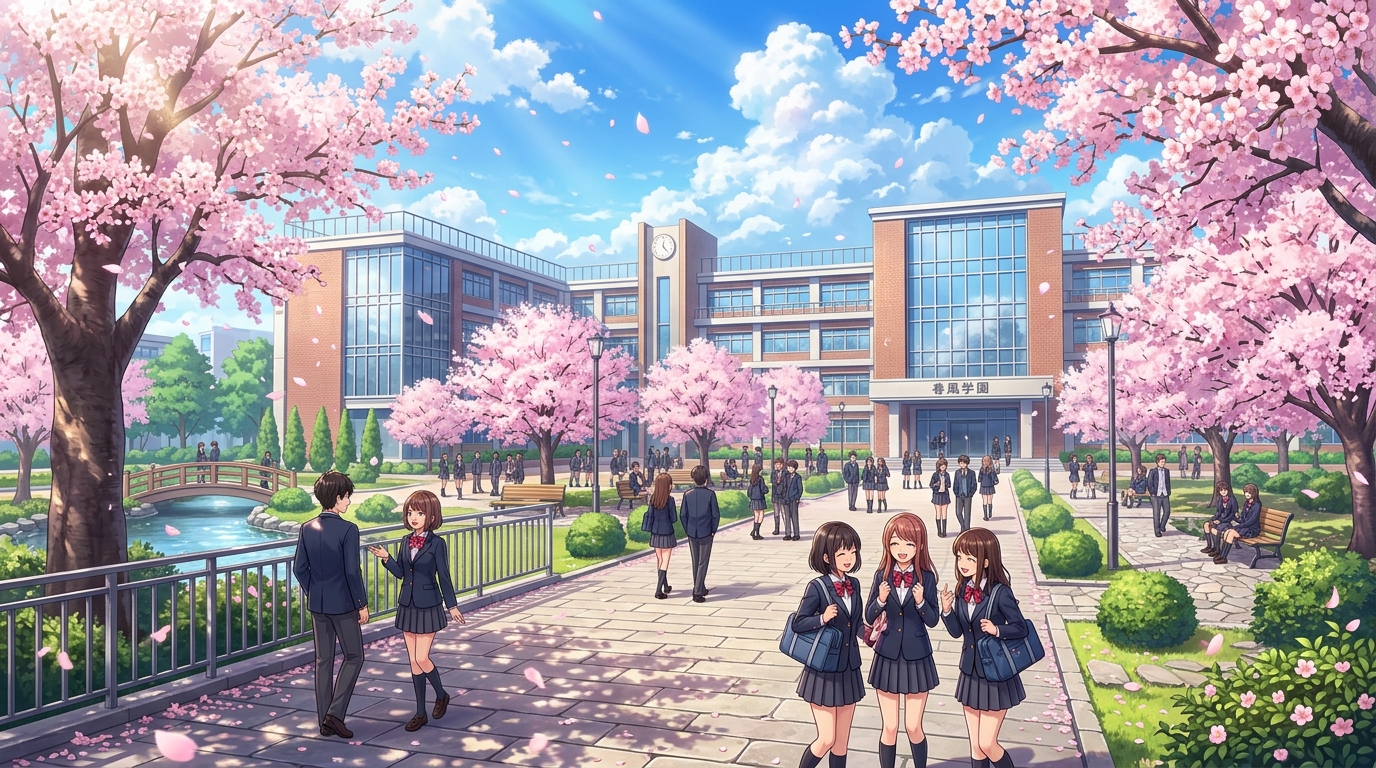 Sakura School Simulator Aesthetic View